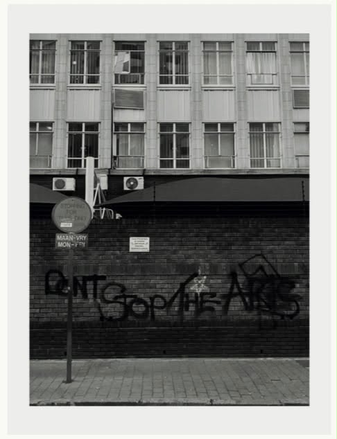 Don't Stop The Arts — Arrival Gallery catalogue plate 03
